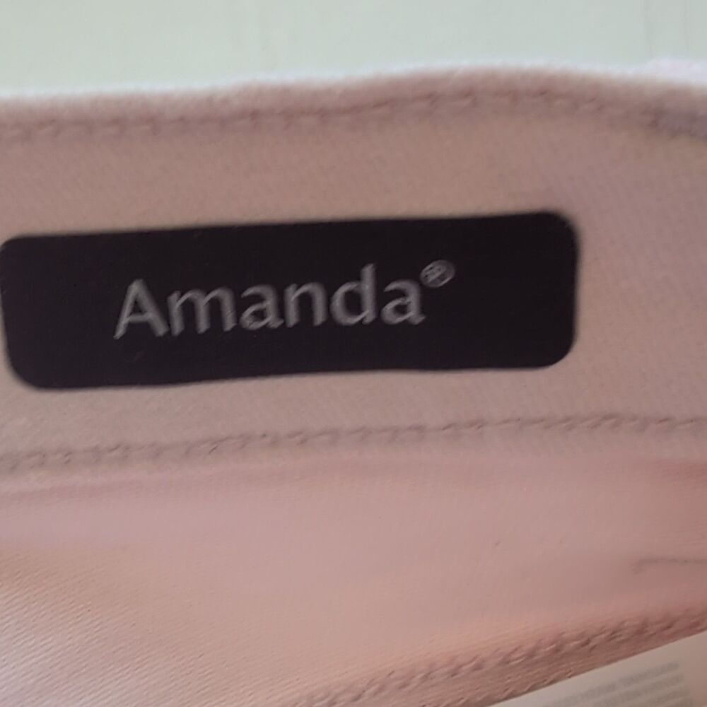Gloria Vanderbilt Amanda Jeans Pink Classic Rise Slimming Stretch Sz 4 NWT - Picture 9 of 12